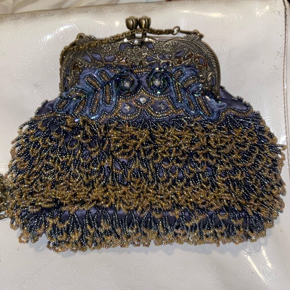 Beaded evening bag